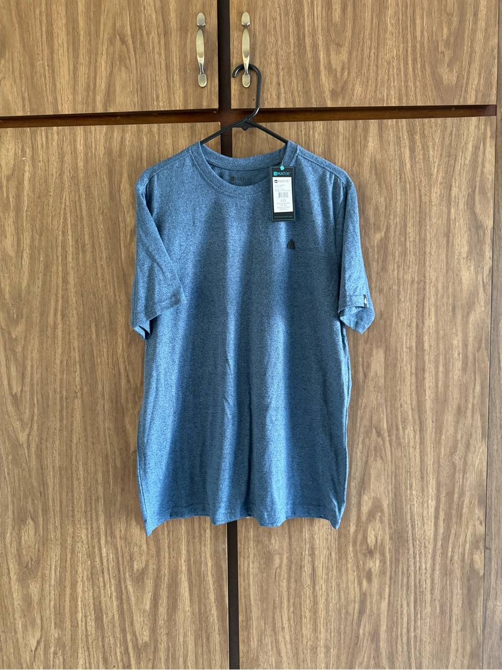 Matix Heathered Blue Short-Sleeve Crew Tee